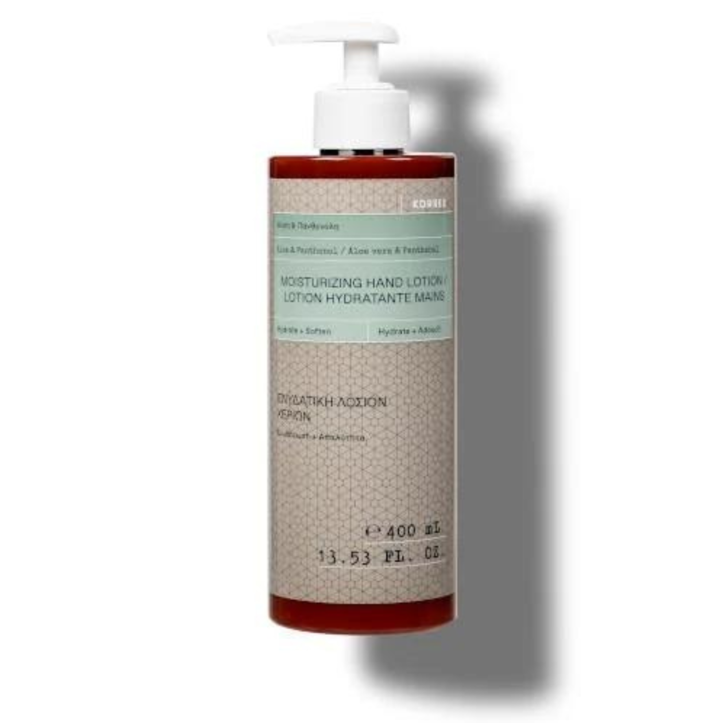 Korres Feuchtigkeitsspendende Handlotion "Aloe und Panthenol" 400ml